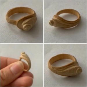 Wave fitted wedding ring 4