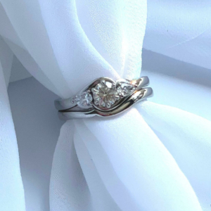 Twist trilogy engagement ring 5